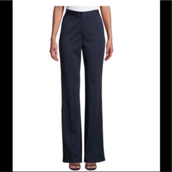 St.John Gray Black Wool Emma Trousers Sz.12 - Picture 1 of 13